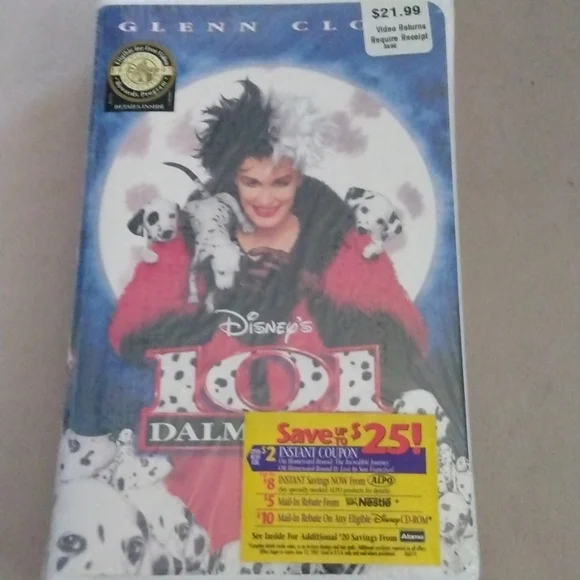 101 Dalmations live action VHS - Picture 2 of 7